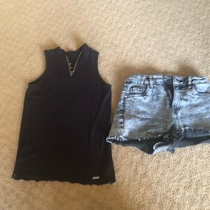 Shirts and tank top